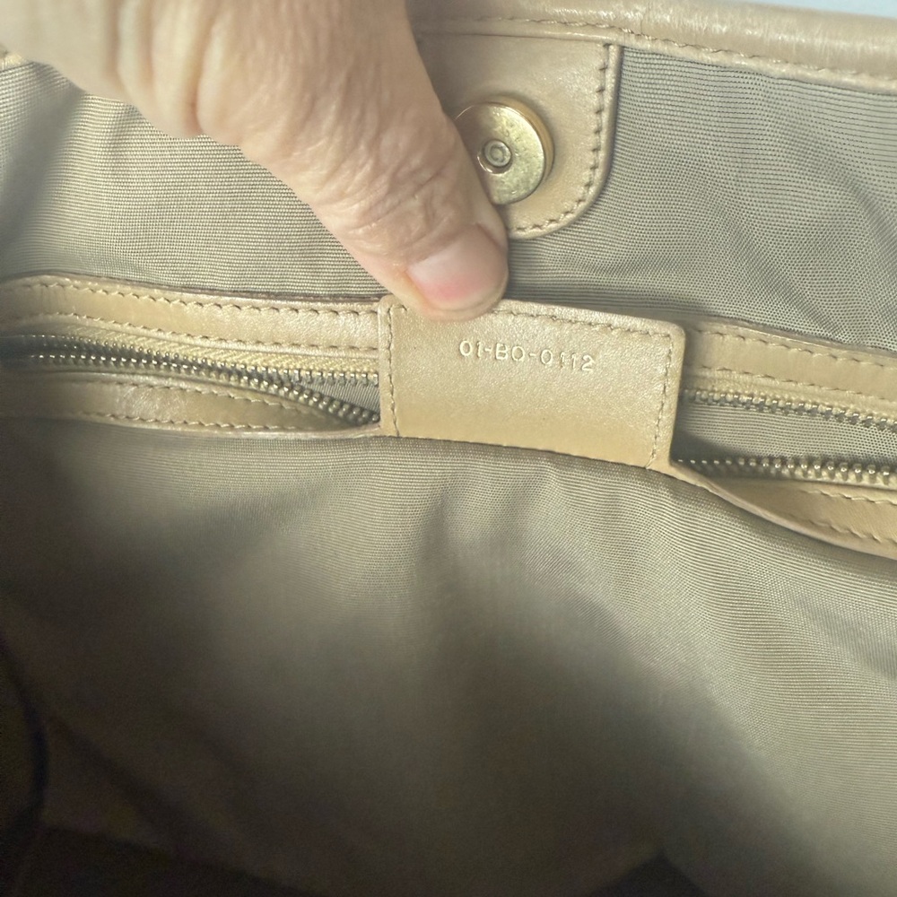Dior Tan Quilted Tote Bag - Picture 9 of 10